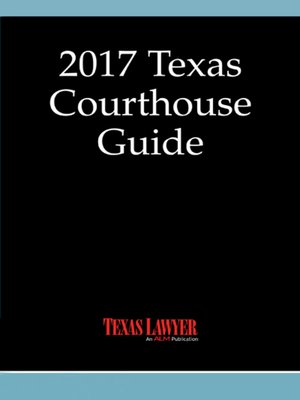 cover image of Texas Courthouse Guide